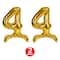 Beistle 26" Gold Self-Standing Foil Balloon Numbers, 2ct.
